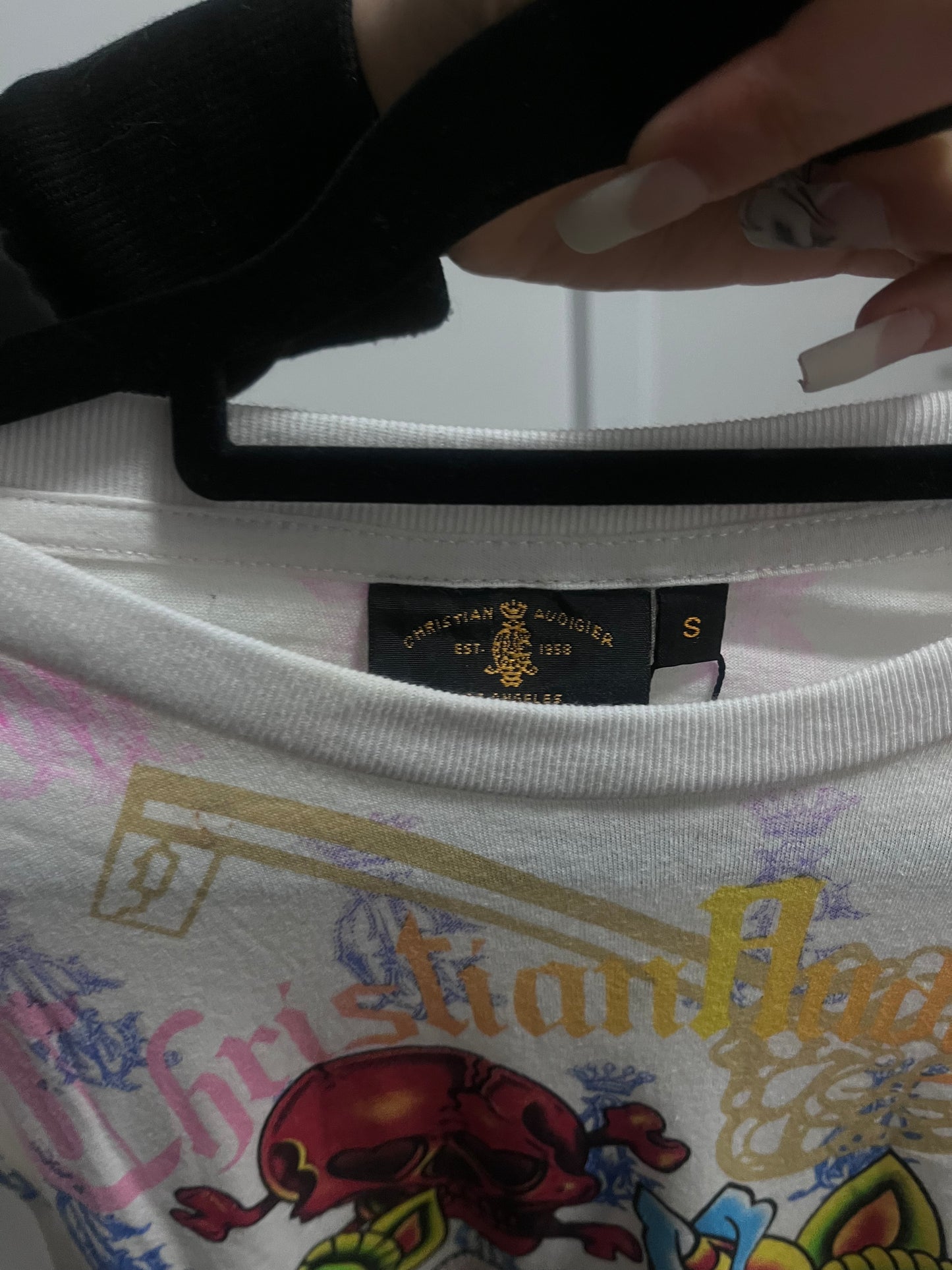 christian audigier vintage tee