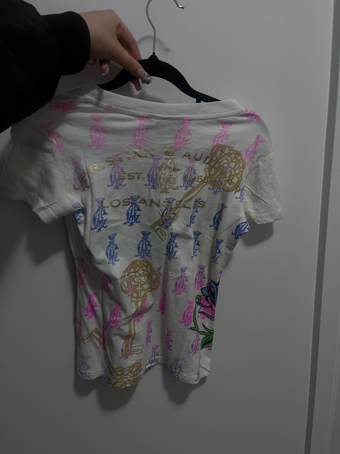 christian audigier vintage tee