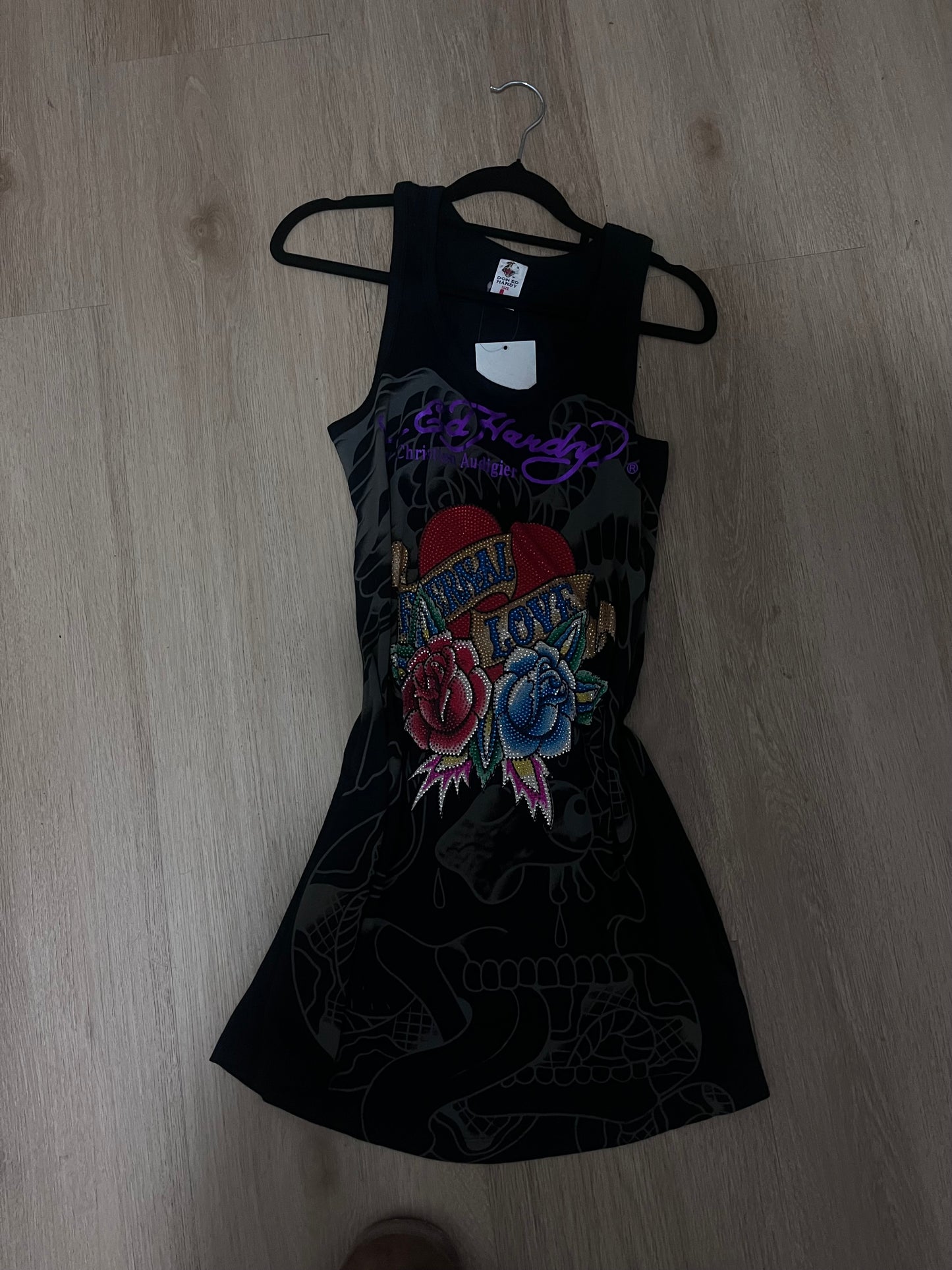 ed hardy mini dress
