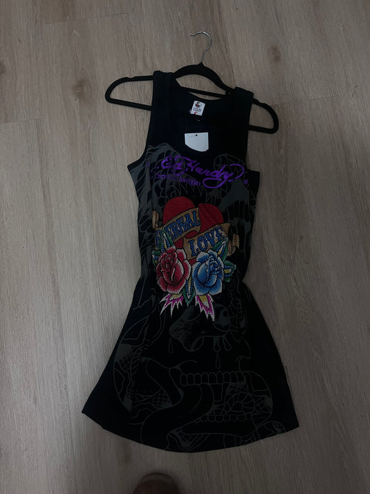 ed hardy mini dress