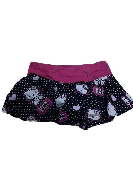 hello kitty mini skirt high waisted