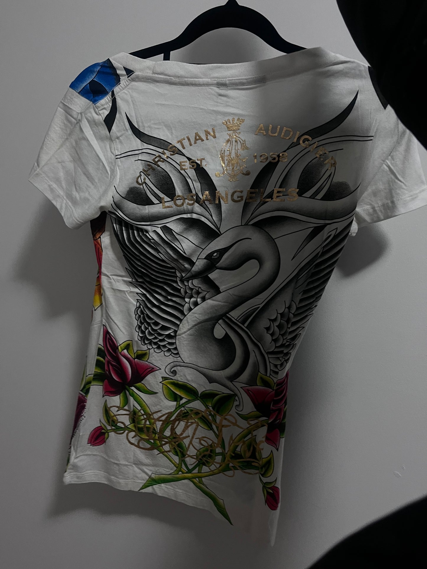 Christian audigier shirt with tags