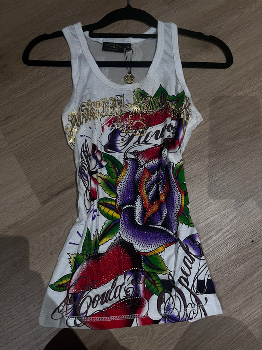 Ed hardy vintage singlet with tags
